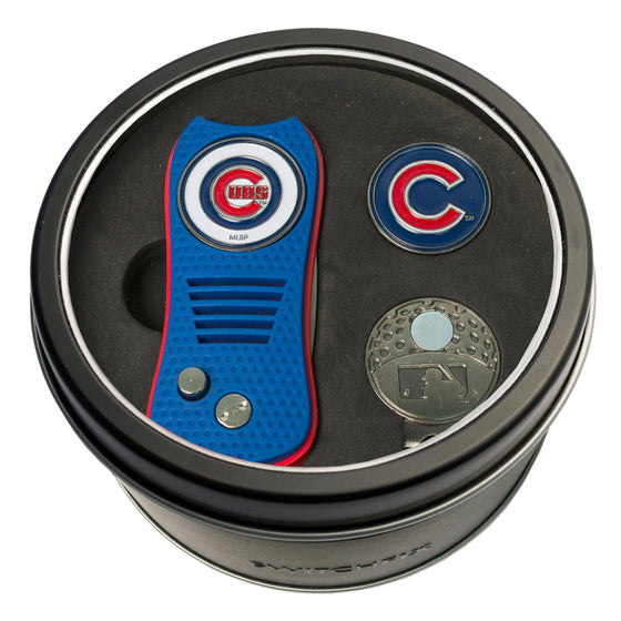 Chicago Cubs Tin Set - Switchfix, Cap Clip, Marker - 757 Sports Collectibles