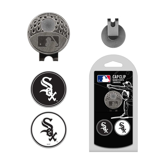 Chicago White Sox Cap Clip With 2 Golf Ball Markers - 757 Sports Collectibles