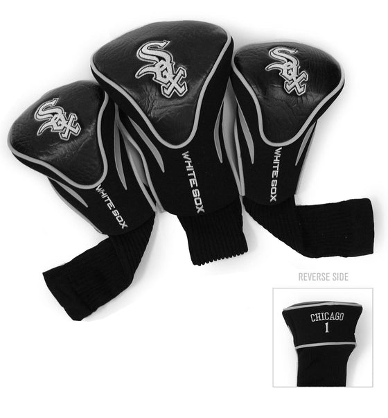 Chicago White Sox 3 Pack Contour Head Covers - 757 Sports Collectibles