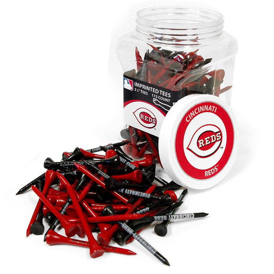 Cincinnati Reds Jar Of 175 Golf Tees - 757 Sports Collectibles