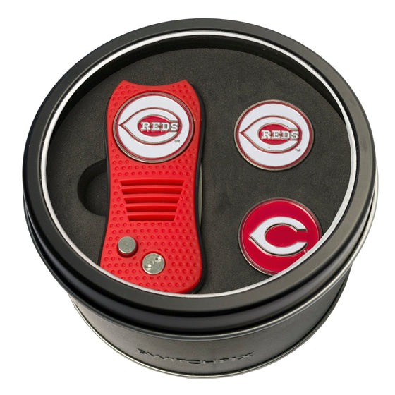 Cincinnati Reds Tin Set - Switchfix, 2 Markers - 757 Sports Collectibles