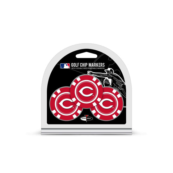 Cincinnati Reds 3 Pack Golf Chip Ball Markers - 757 Sports Collectibles