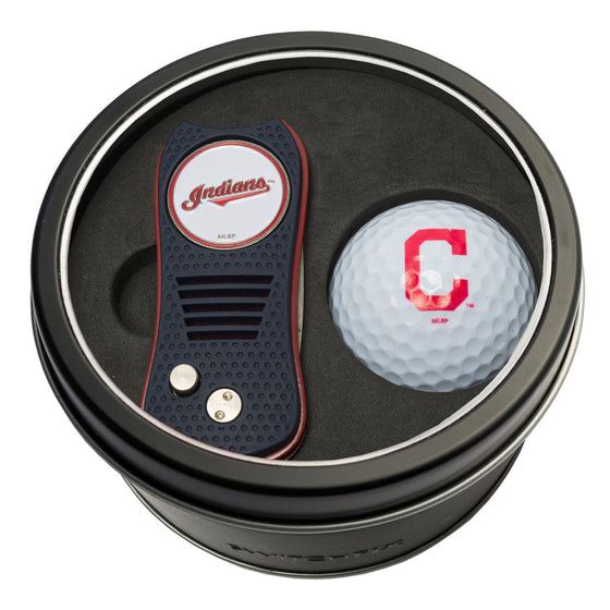 Cleveland Indians Tin Set - Switchfix, Golf Ball - 757 Sports Collectibles