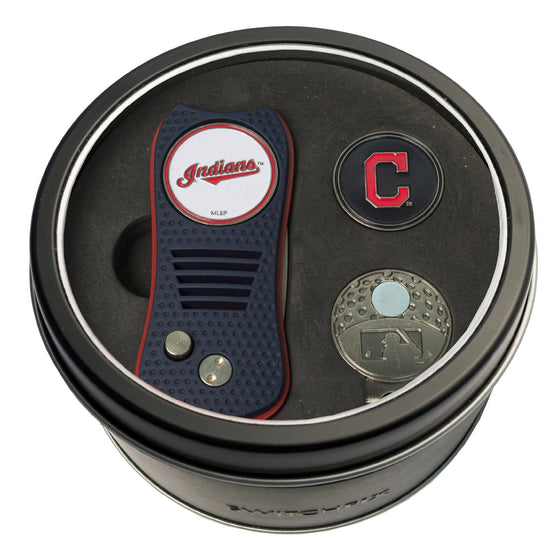 Cleveland Indians Tin Set - Switchfix, Cap Clip, Marker - 757 Sports Collectibles