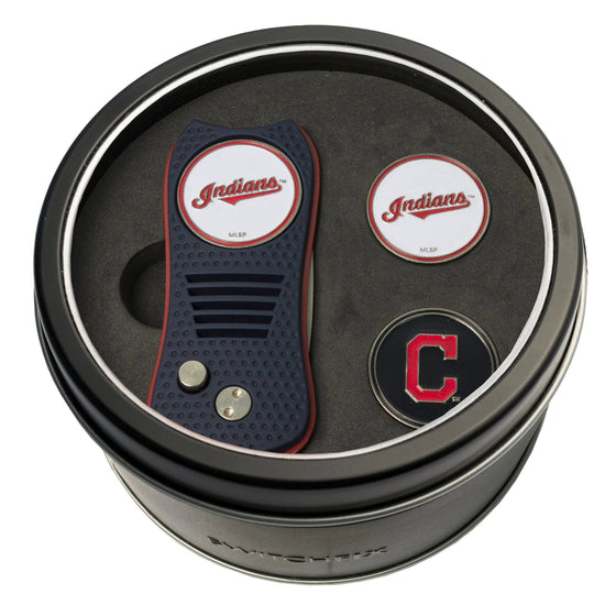 Cleveland Indians Tin Set - Switchfix, 2 Markers - 757 Sports Collectibles