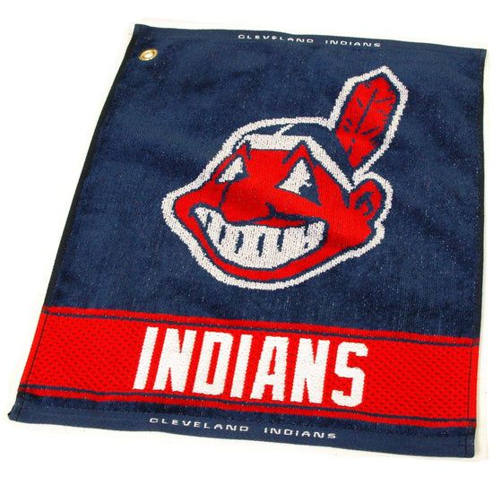 Cleveland Indians Jacquard Woven Golf Towel - 757 Sports Collectibles