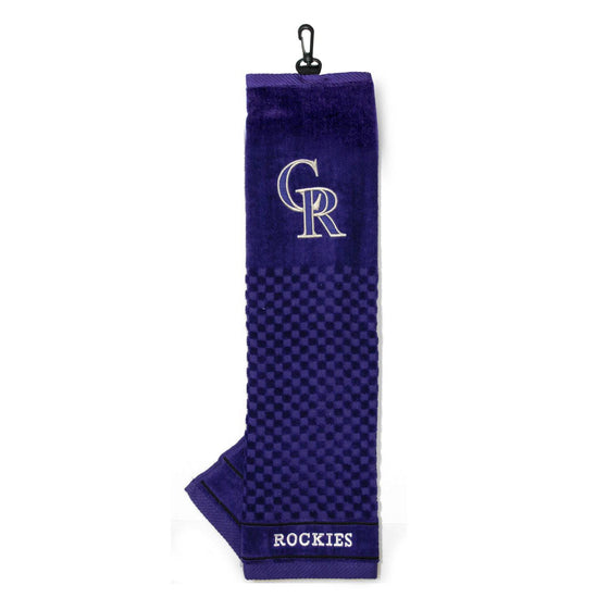 Colorado Rockies Embroidered Golf Towel - 757 Sports Collectibles