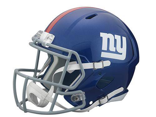 New York Giants Deluxe Replica Speed Helmet (CDG) - 757 Sports Collectibles