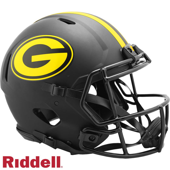 Green Bay Packers Helmet Riddell Authentic Full Size Speed Style Eclipse Alternate Special Order