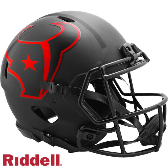 Houston Texans Helmet Riddell Authentic Full Size Speed Style Eclipse Alternate Special Order