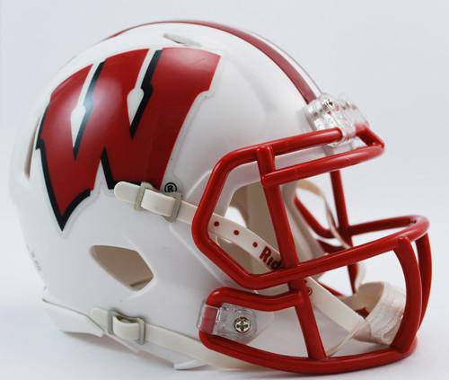 Wisconsin Badgers Speed Mini Helmet (CDG) - 757 Sports Collectibles