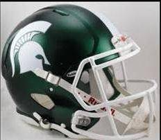 Michigan State Spartans Speed Mini Helmet - Satin Shell (CDG) - 757 Sports Collectibles