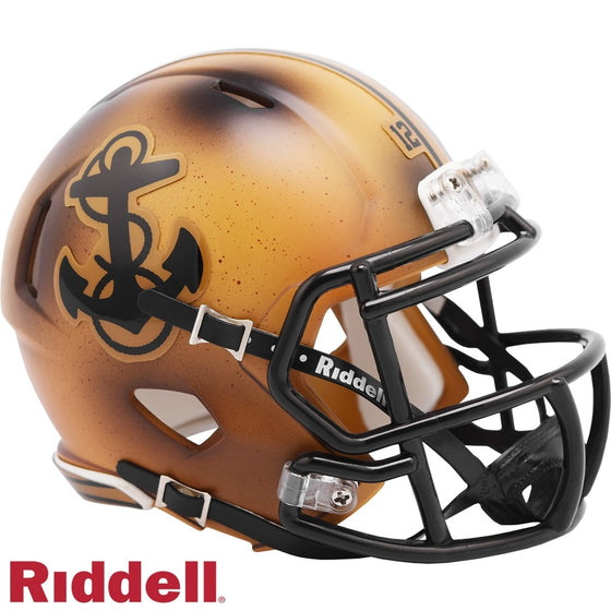 Navy Midshipmen Helmet Riddell Replica Mini Speed Style Throwback