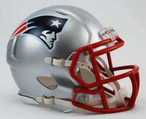 New England Patriots Speed Mini Helmet (CDG) - 757 Sports Collectibles