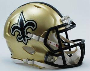 New Orleans Saints Speed Mini Helmet (CDG) - 757 Sports Collectibles