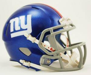 New York Giants Speed Mini Helmet (CDG) - 757 Sports Collectibles