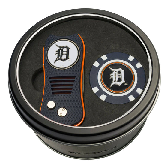 Detroit Tigers Tin Set - Switchfix, Golf Chip - 757 Sports Collectibles