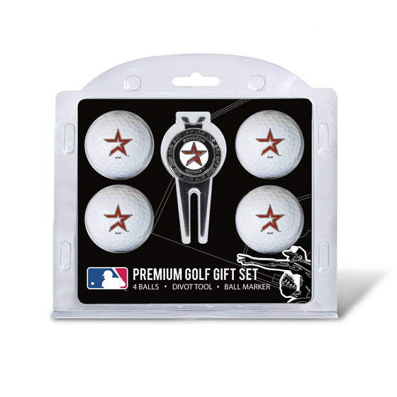 Houston Astros 4 Golf Ball And Divot Tool Set - 757 Sports Collectibles