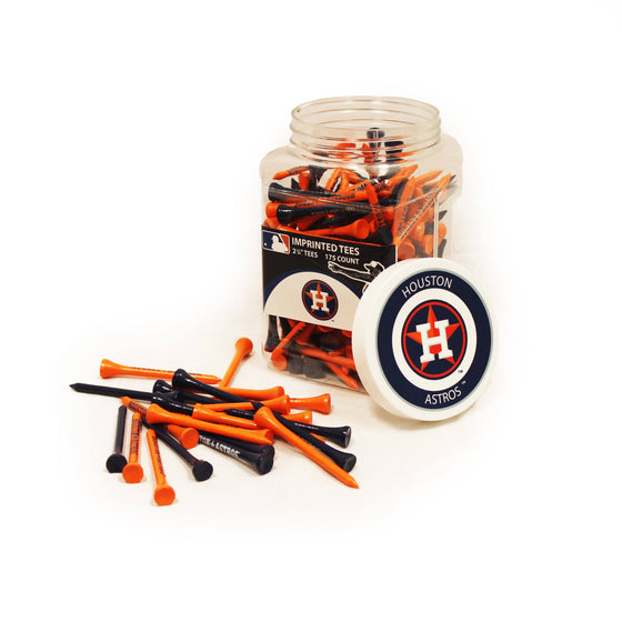 Houston Astros Jar Of 175 Golf Tees - 757 Sports Collectibles