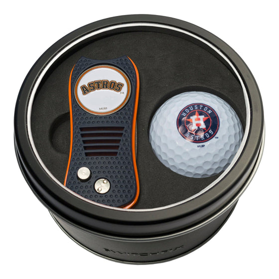 Houston Astros Tin Set - Switchfix, Golf Ball - 757 Sports Collectibles