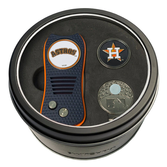 Houston Astros Tin Set - Switchfix, Cap Clip, Marker - 757 Sports Collectibles