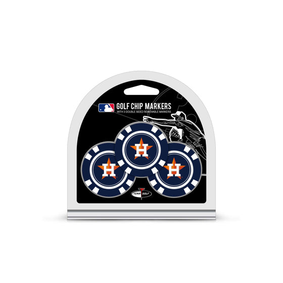 Houston Astros 3 Pack Golf Chip Ball Markers - 757 Sports Collectibles