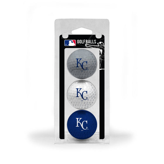 Kansas City Royals 3 Golf Ball Pack - 757 Sports Collectibles