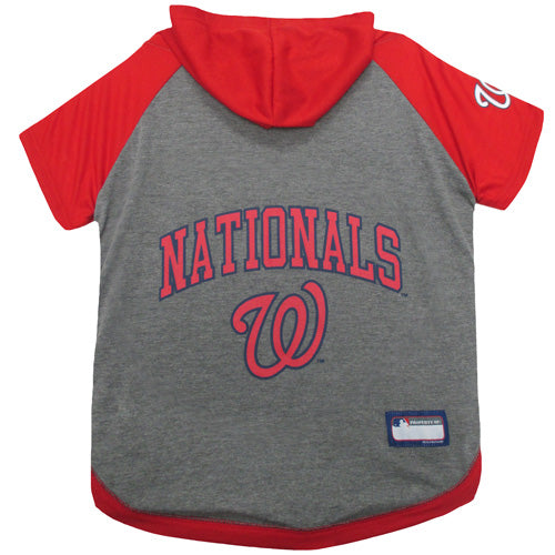 Washington Nationals Hoody Dog Tee Pets First