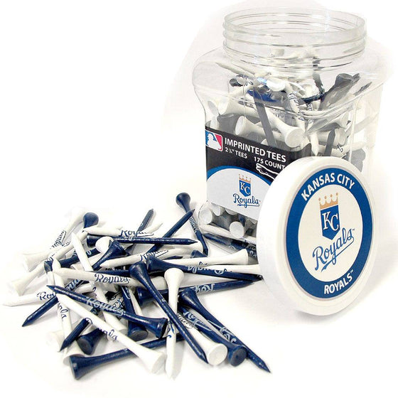 Kansas City Royals Jar Of 175 Golf Tees - 757 Sports Collectibles