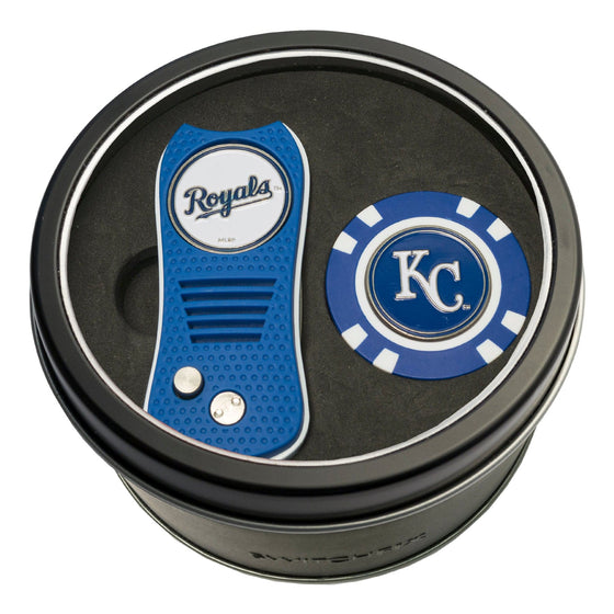 Kansas City Royals Tin Set - Switchfix, Golf Chip - 757 Sports Collectibles