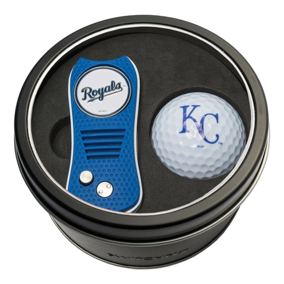 Kansas City Royals Tin Set - Switchfix, Golf Ball - 757 Sports Collectibles