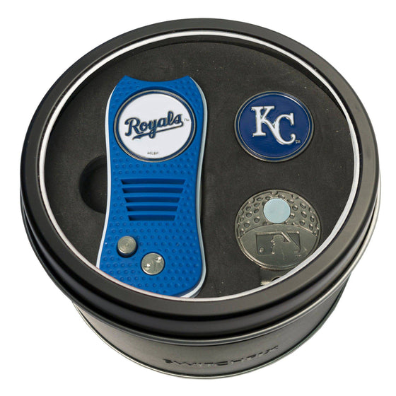 Kansas City Royals Tin Set - Switchfix, Cap Clip, Marker - 757 Sports Collectibles