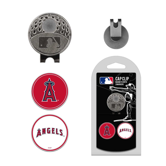 Los Angeles Angels Cap Clip With 2 Golf Ball Markers - 757 Sports Collectibles