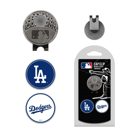 Los Angeles Dodgers Cap Clip With 2 Golf Ball Markers - 757 Sports Collectibles