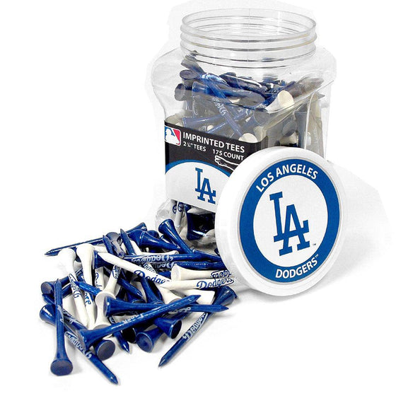 Los Angeles Dodgers Jar Of 175 Golf Tees - 757 Sports Collectibles