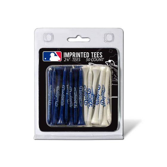 Los Angeles Dodgers Pack Of 50 Golf Tees - 757 Sports Collectibles