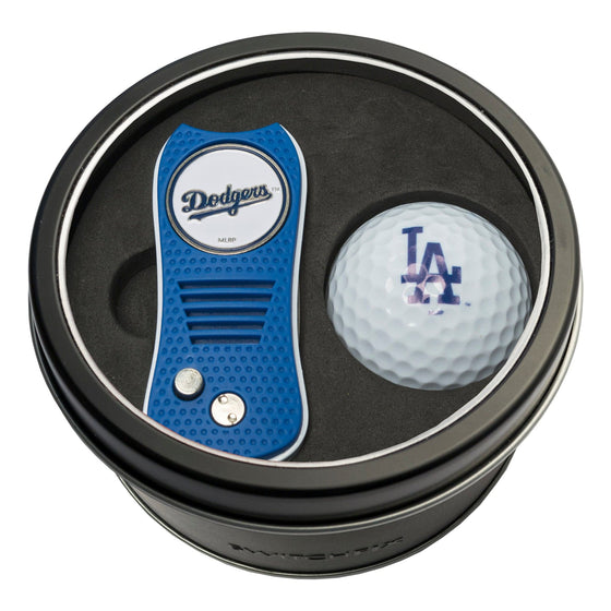 Los Angeles Dodgers Tin Set - Switchfix, Golf Ball - 757 Sports Collectibles