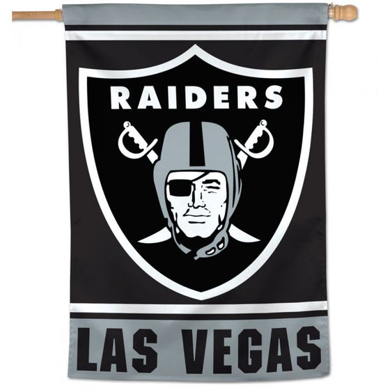 LAS VEGAS RAIDERS VERTICAL FLAG 28" X 40"