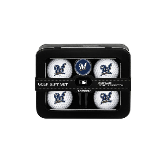 Milwaukee Brewers 4 Golf Ball And Divot Tool Set - 757 Sports Collectibles