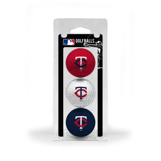 Minnesota Twins 3 Golf Ball Pack - 757 Sports Collectibles