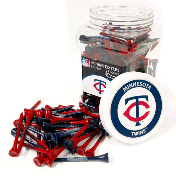 Minnesota Twins Jar Of 175 Golf Tees - 757 Sports Collectibles