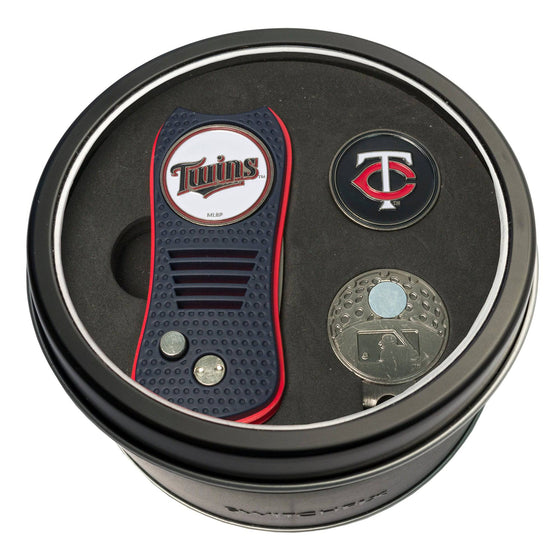 Minnesota Twins Tin Set - Switchfix, Cap Clip, Marker - 757 Sports Collectibles