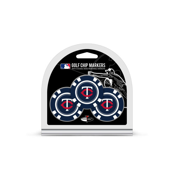 Minnesota Twins 3 Pack Golf Chip Ball Markers - 757 Sports Collectibles