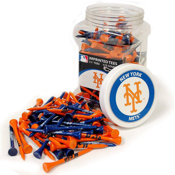 New York Mets Jar Of 175 Golf Tees - 757 Sports Collectibles