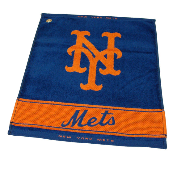 New York Mets Jacquard Woven Golf Towel - 757 Sports Collectibles