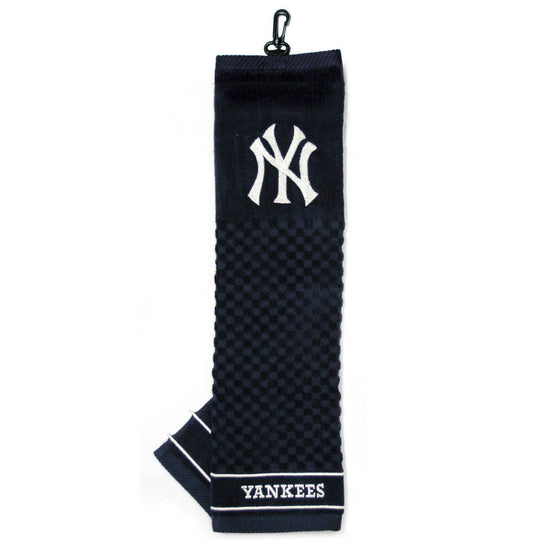 New York Yankees Embroidered Golf Towel - 757 Sports Collectibles