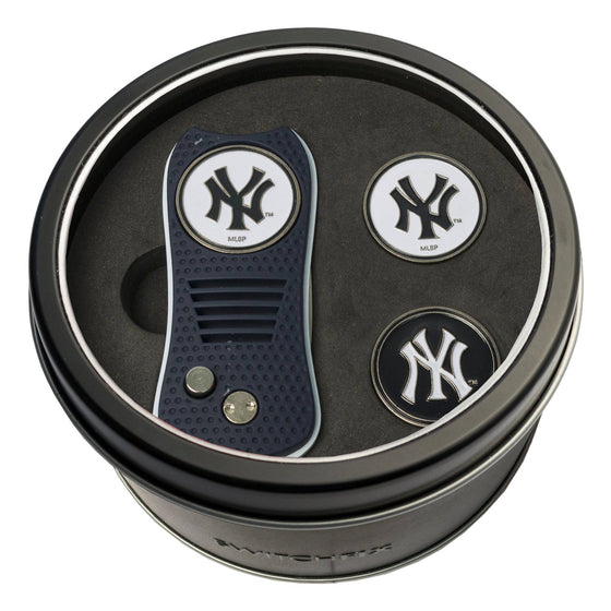 New York Yankees Tin Set - Switchfix, 2 Markers - 757 Sports Collectibles