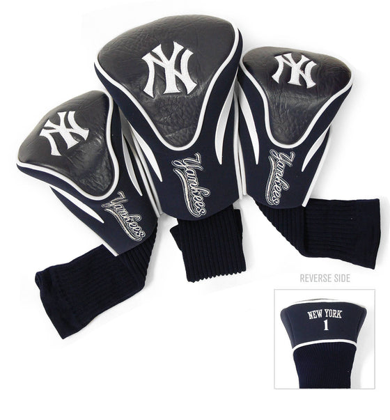 New York Yankees 3 Pack Contour Head Covers - 757 Sports Collectibles