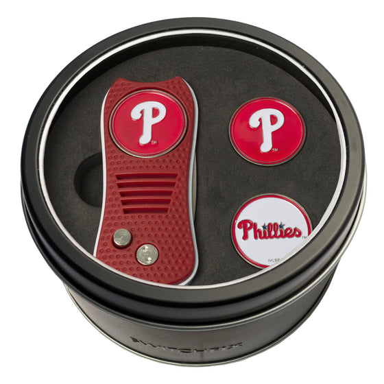 Philadelphia Phillies Tin Set - Switchfix, 2 Markers - 757 Sports Collectibles