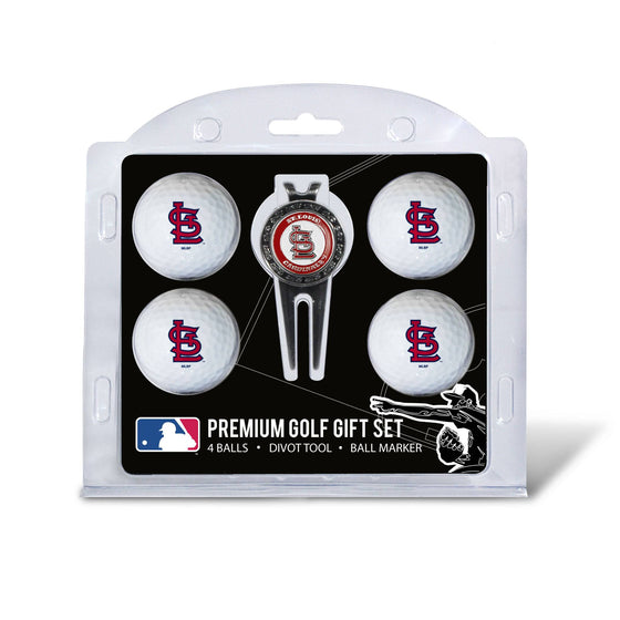 St Louis Cardinals 4 Golf Ball And Divot Tool Set - 757 Sports Collectibles